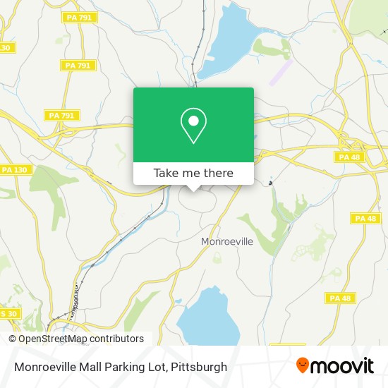 Mapa de Monroeville Mall Parking Lot