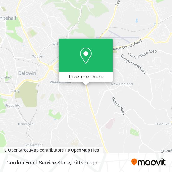 Gordon Food Service Store map