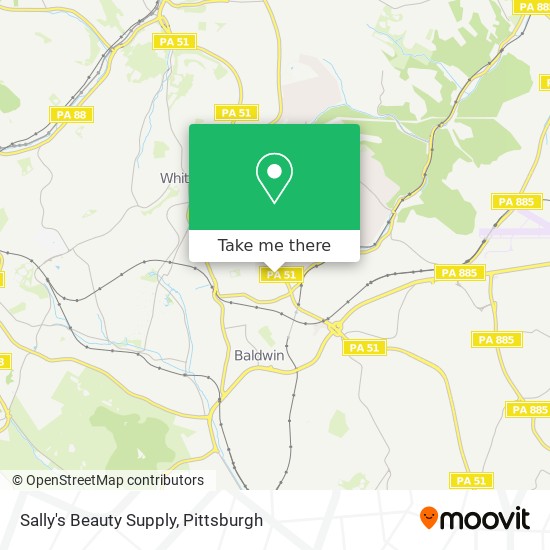 Sally's Beauty Supply map