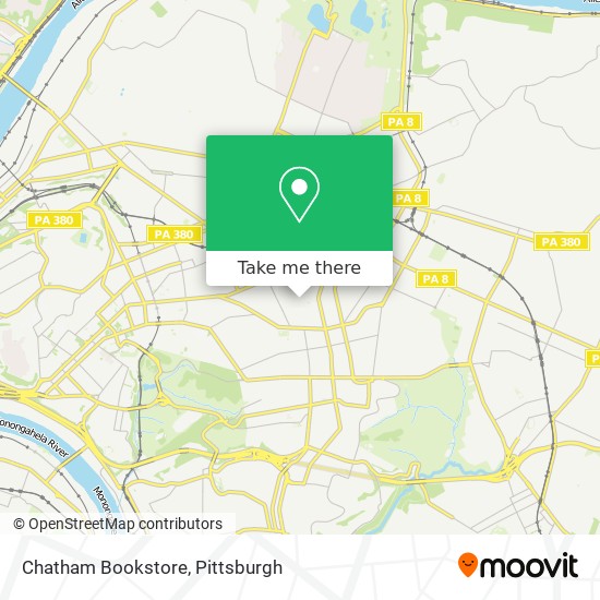 Chatham Bookstore map