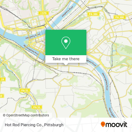 Hot Rod Piercing Co. map