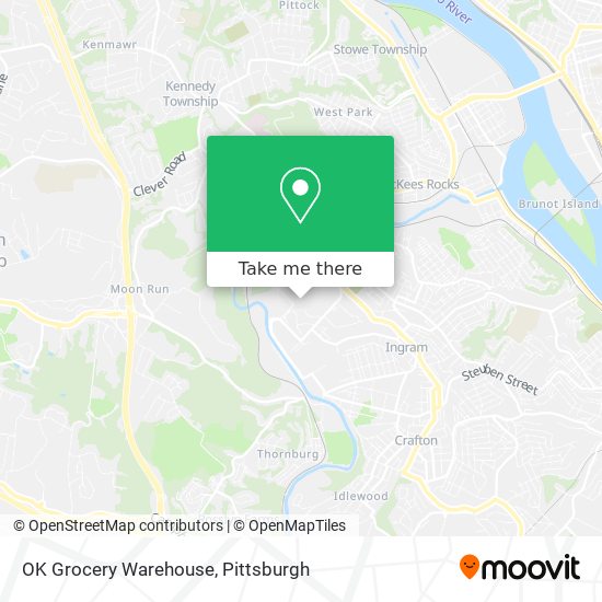 Mapa de OK Grocery Warehouse