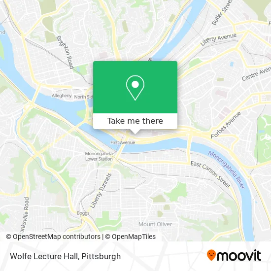 Wolfe Lecture Hall map