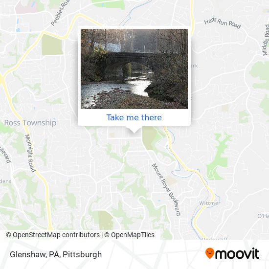 Glenshaw, PA map