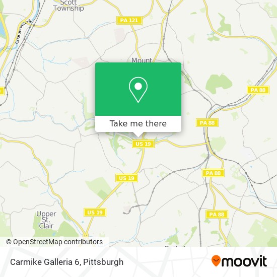Carmike Galleria 6 map