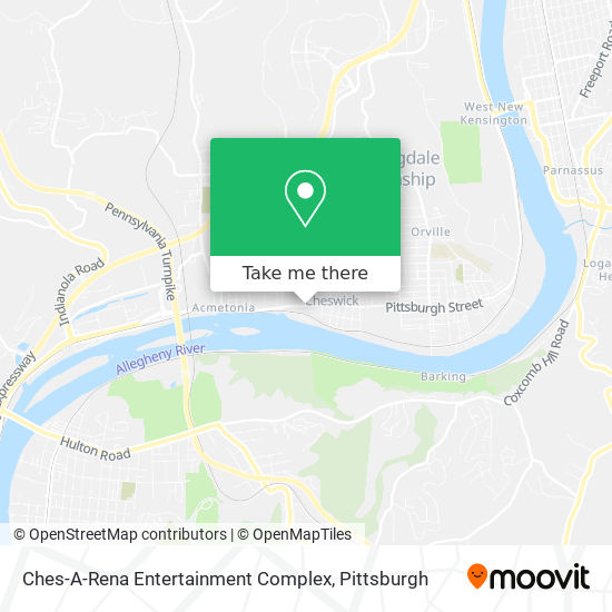 Mapa de Ches-A-Rena Entertainment Complex