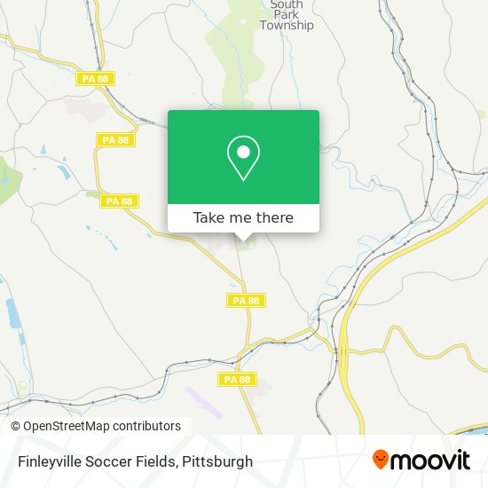 Finleyville Soccer Fields map