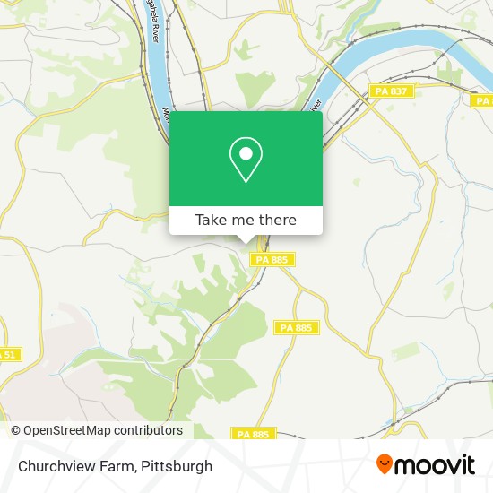 Churchview Farm map