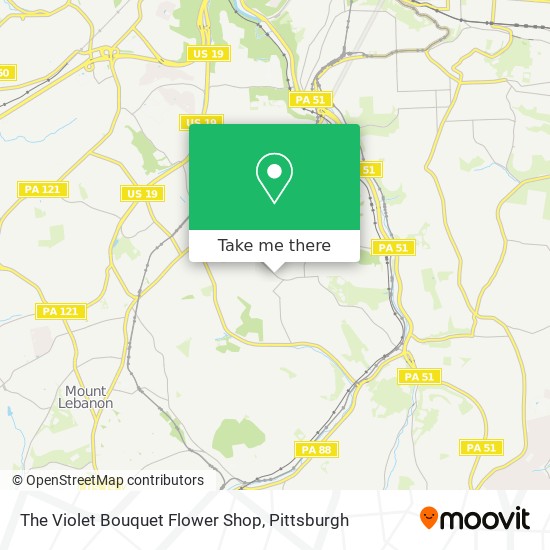 Mapa de The Violet Bouquet Flower Shop