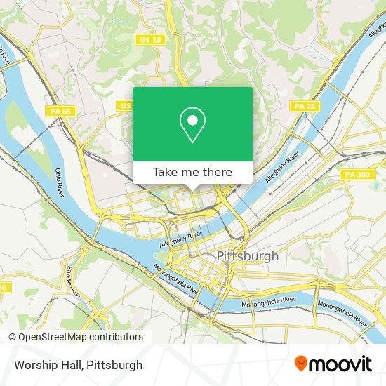 Worship Hall map