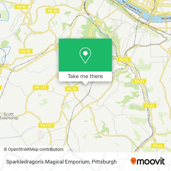 Mapa de Sparkledragon's Magical Emporium