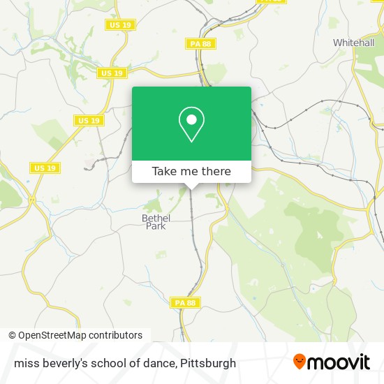 miss beverly's school of dance map