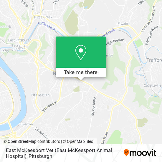 Mapa de East McKeesport Vet (East McKeesport Animal Hospital)