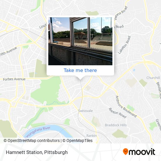 Hamnett Station map