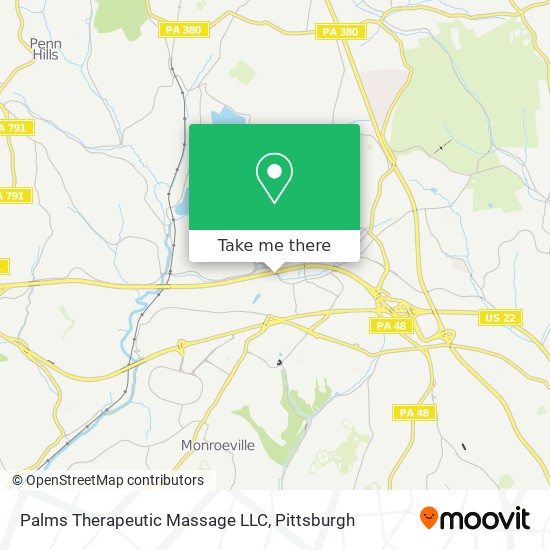 Mapa de Palms Therapeutic Massage LLC