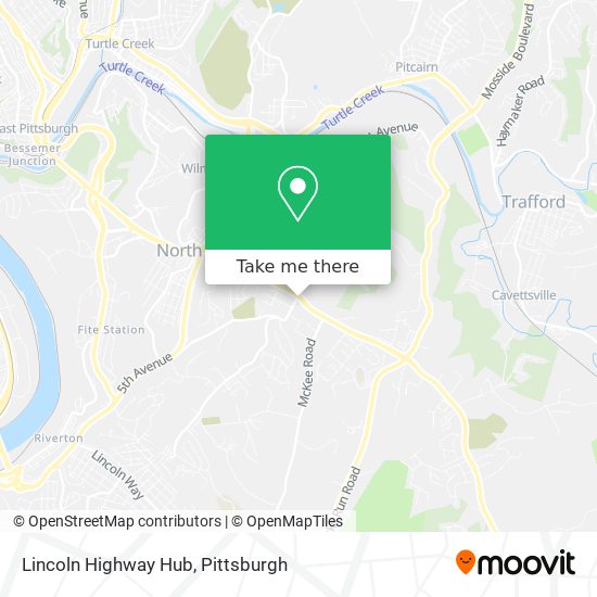 Lincoln Highway Hub map