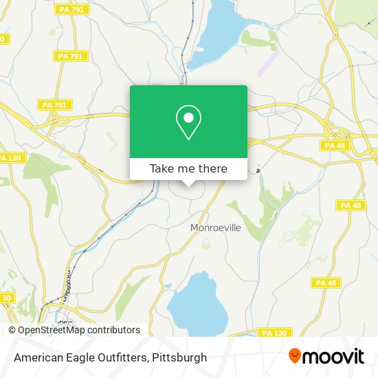 Mapa de American Eagle Outfitters