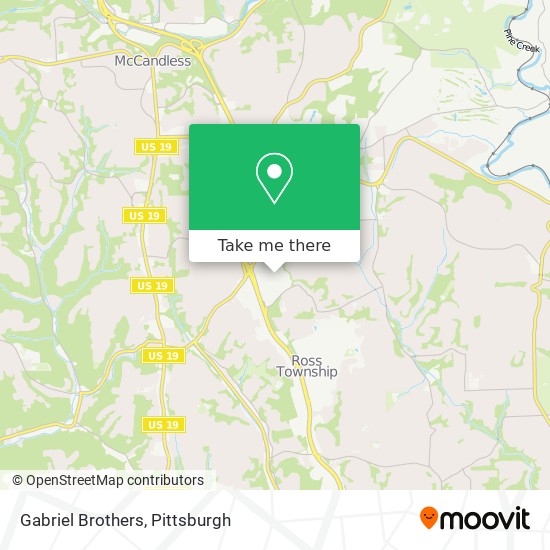 Mapa de Gabriel Brothers