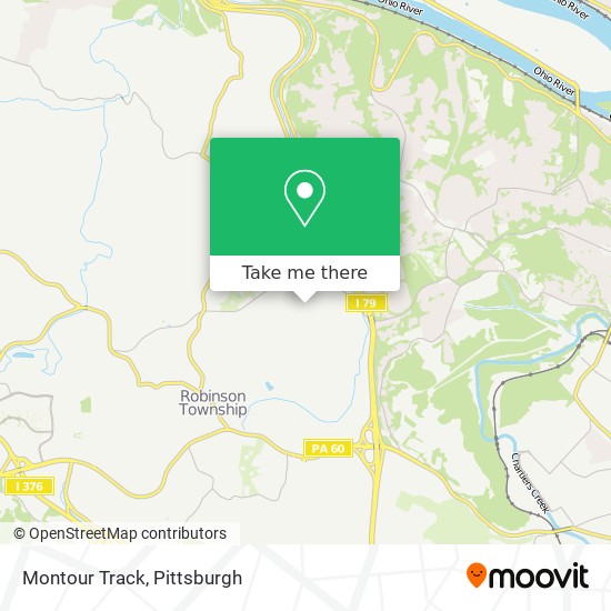 Montour Track map