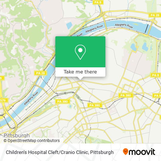 Children's Hospital Cleft / Cranio Clinic map