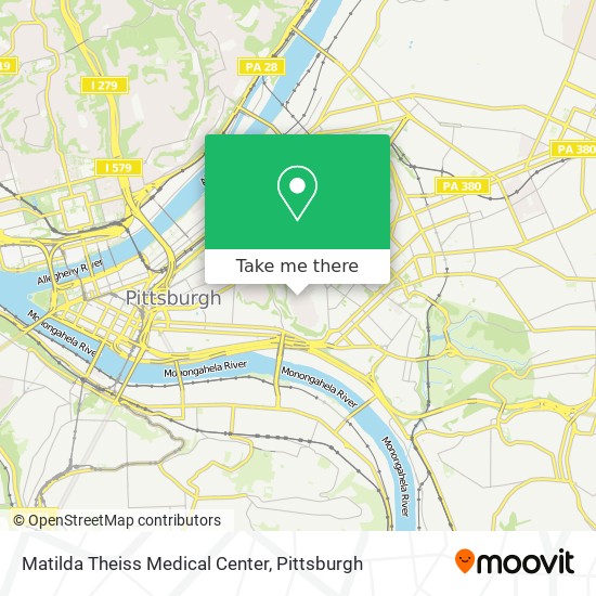 Mapa de Matilda Theiss Medical Center