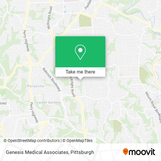 Genesis Medical Associates map