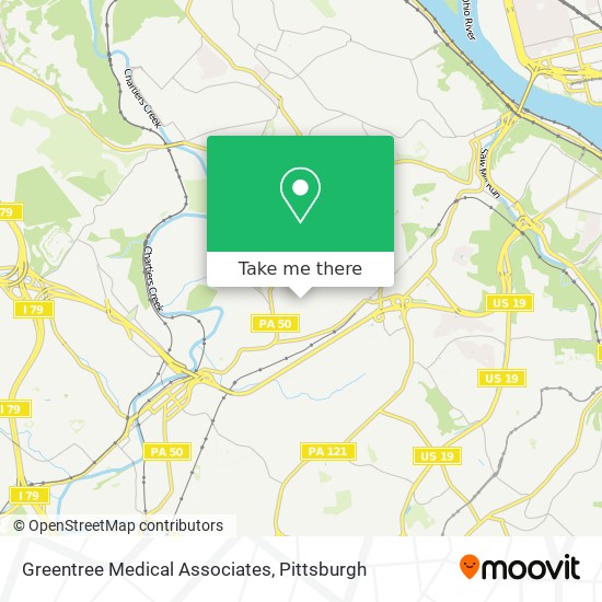 Mapa de Greentree Medical Associates