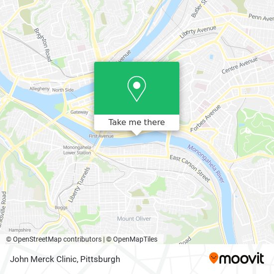 Mapa de John Merck Clinic