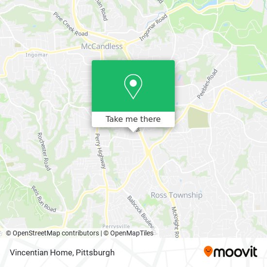 Vincentian Home map