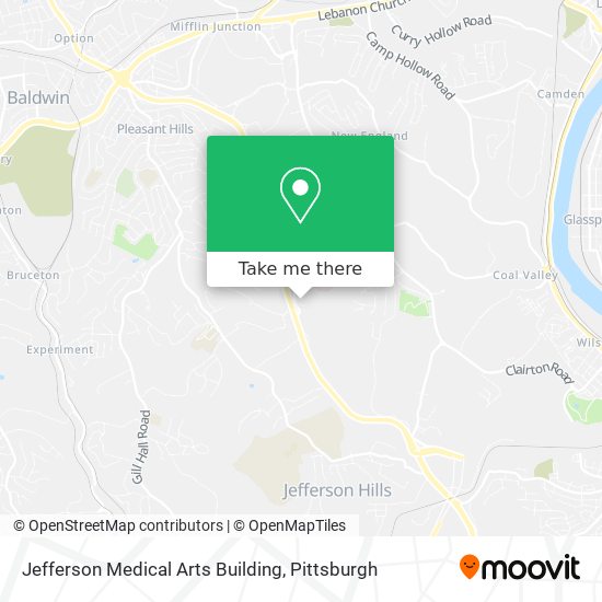 Jefferson Medical Arts Building map