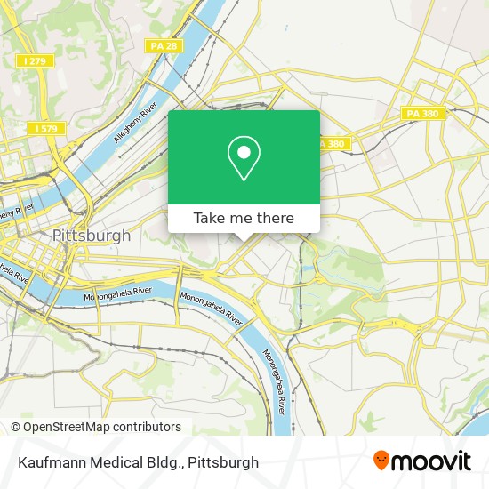 Kaufmann Medical Bldg. map