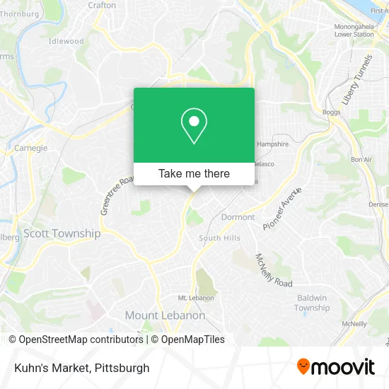 Kuhn's Market map