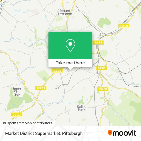 Market District Supermarket map