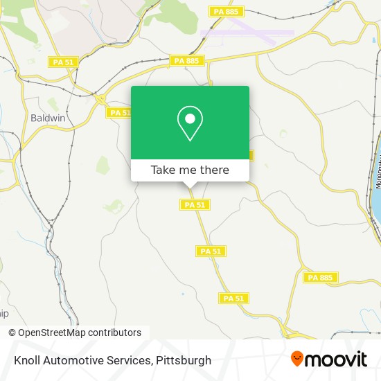 Knoll Automotive Services map