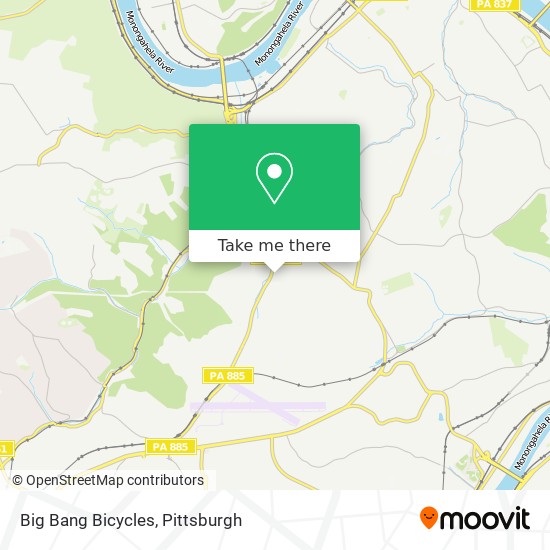 Mapa de Big Bang Bicycles