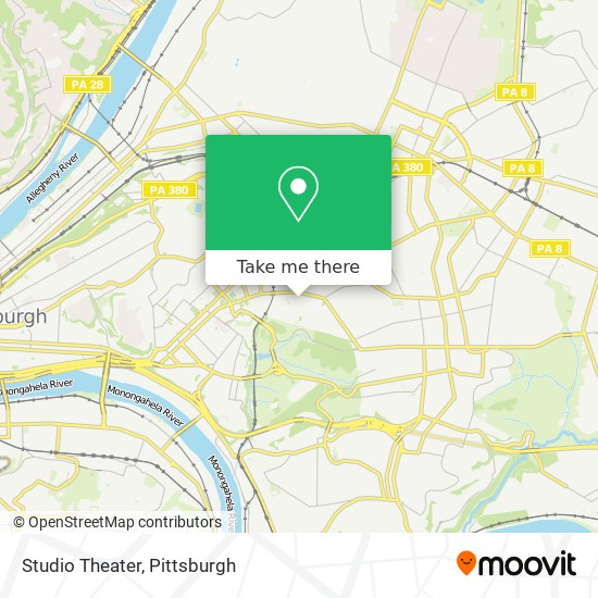 Studio Theater map