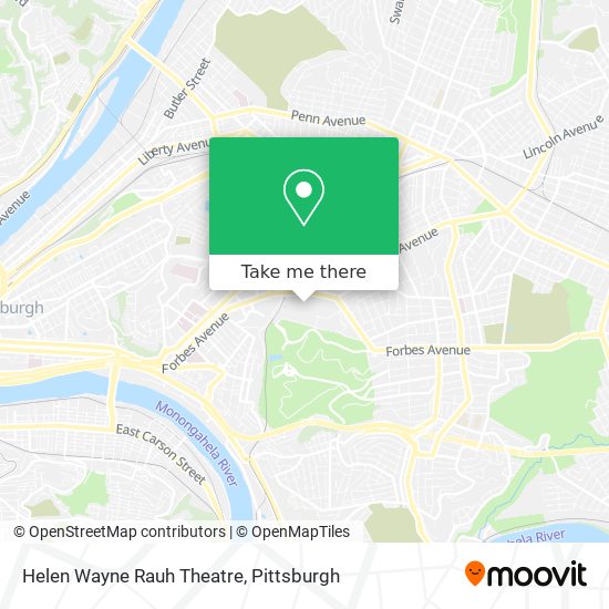 Helen Wayne Rauh Theatre map