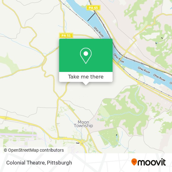 Colonial Theatre map