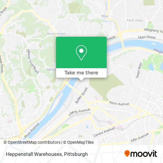 Heppenstall Warehouses map