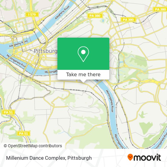 Mapa de Millenium Dance Complex
