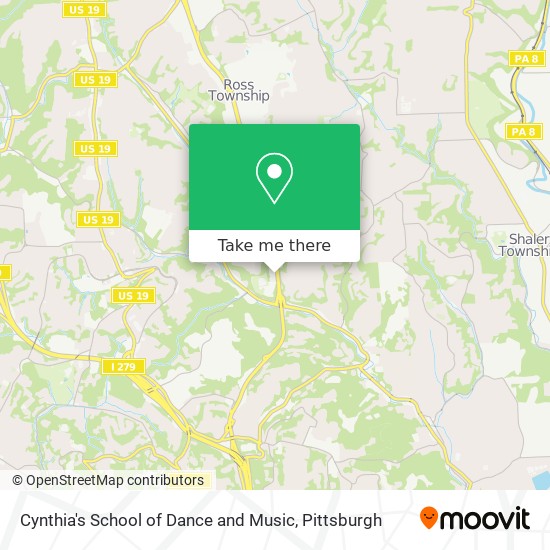 Cynthia's School of Dance and Music map