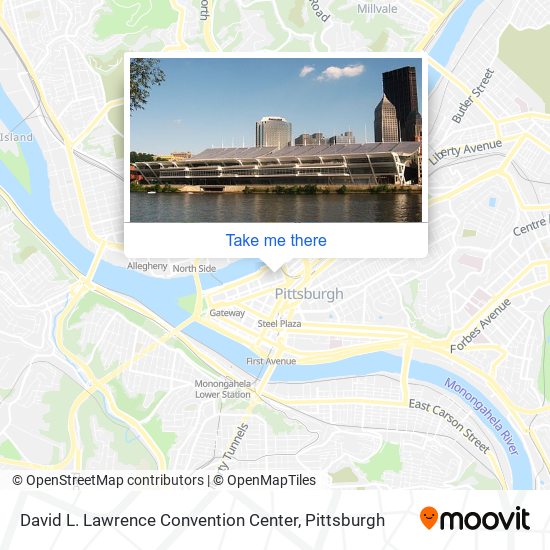 Mapa de David L. Lawrence Convention Center