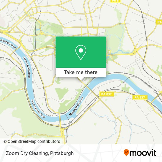Zoom Dry Cleaning map
