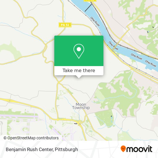 Mapa de Benjamin Rush Center