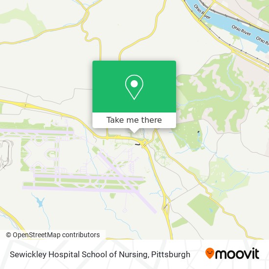 Sewickley Hospital School of Nursing map