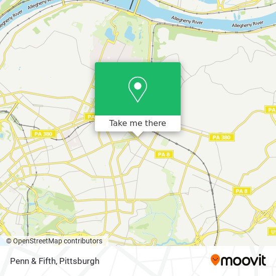 Penn & Fifth map