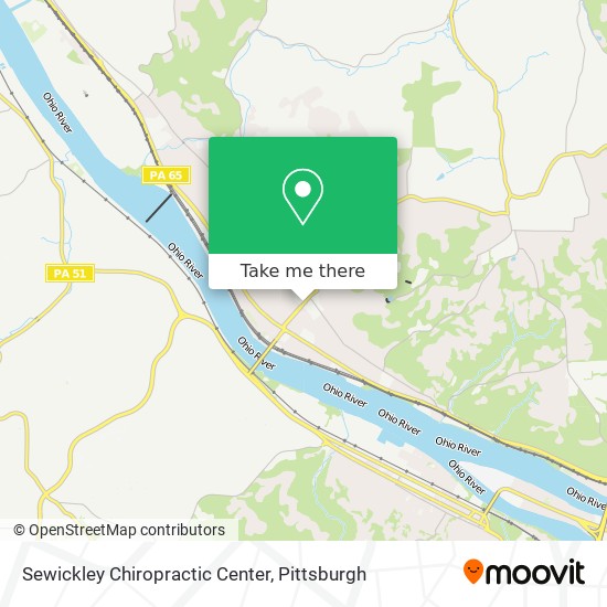 Sewickley Chiropractic Center map