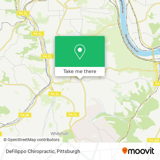 DeFilippo Chiropractic map