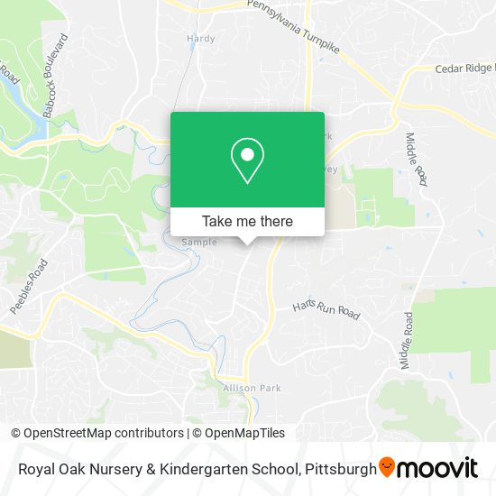 Royal Oak Nursery & Kindergarten School map