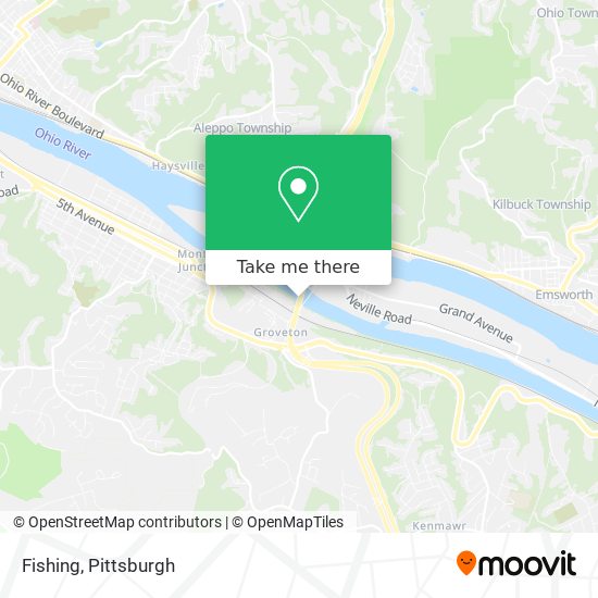 Fishing map